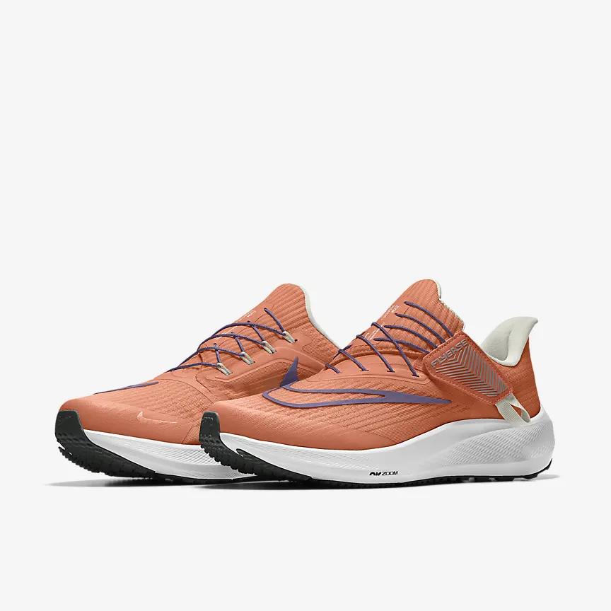 Giày Nike Pegasus Flyease By You Nữ Trắng Cam